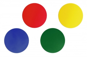 Tapis de souris rond en silicone