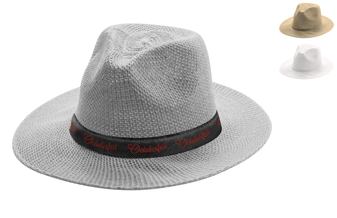 Chapeau Borsalino Blanc pas cher