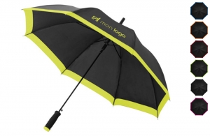 Parapluie bicolore ouverture automatique publicitaire personnalisable 