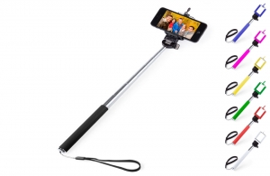 Perche téléscopique Selfie personnalisable avec marquage publicitaire pas cher 