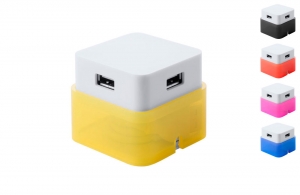 Hub USB 4 ports publicitaire à personnaliser pour entreprise à prix discount 