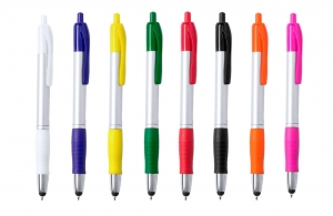 Stylet bille grip et clip couleur publicitaire personnalisable pas cher 