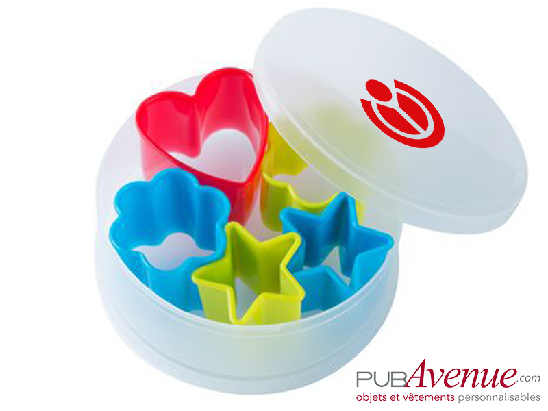 Set 5 emporte-pièces personnalisé cuisine Set 5 emporte-pièces personnalisé cuisine