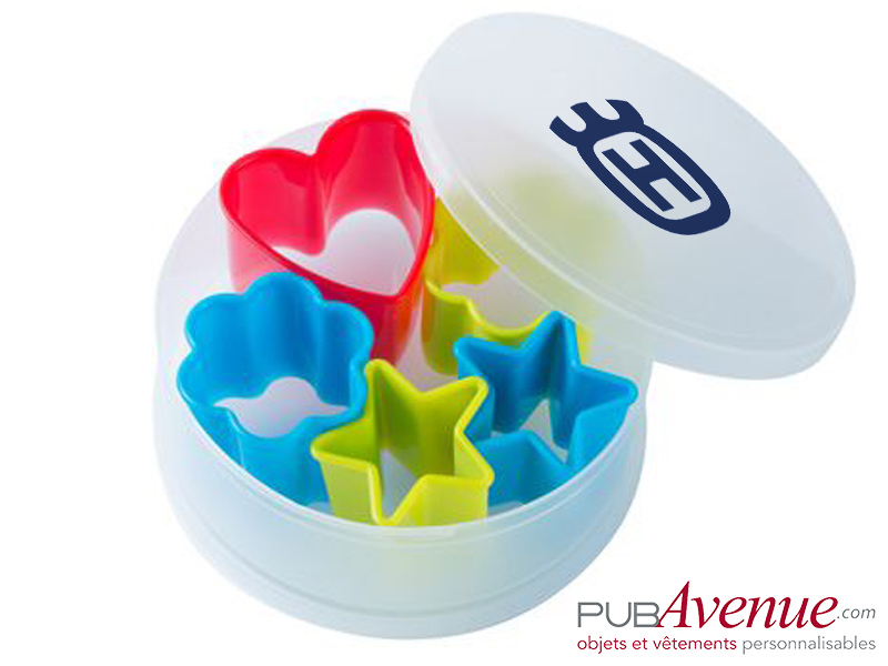 Set 5 emporte-pièces personnalisable Set 5 emporte-pièces personnalisable