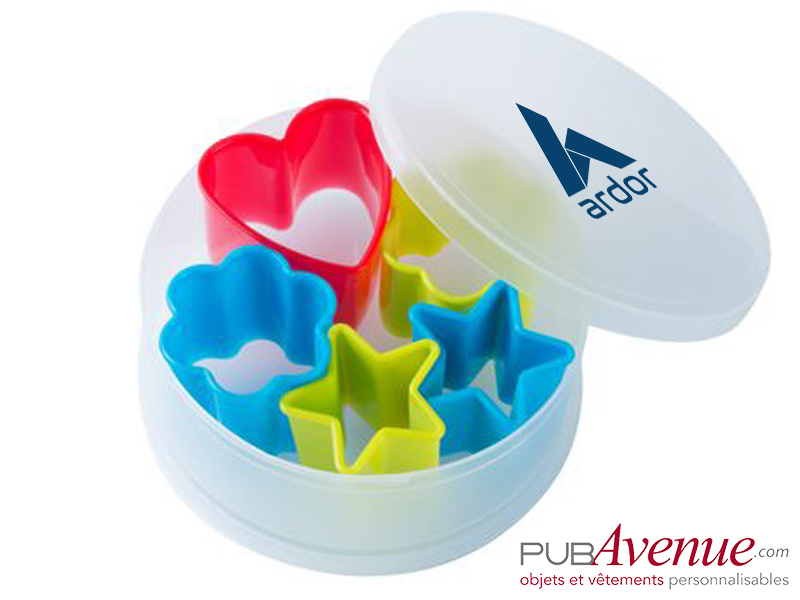 Set 5 emporte-pièces personnalisé Set 5 emporte-pièces personnalisé