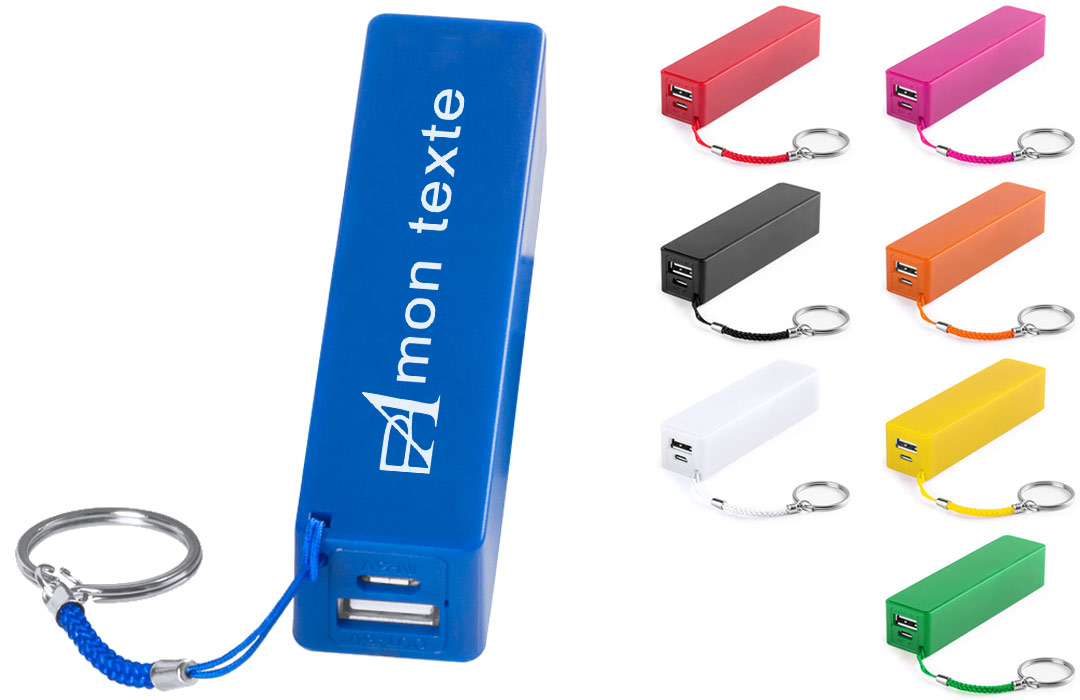 Batterie de secours personnalisée "Kanlep" 2000 mAh 