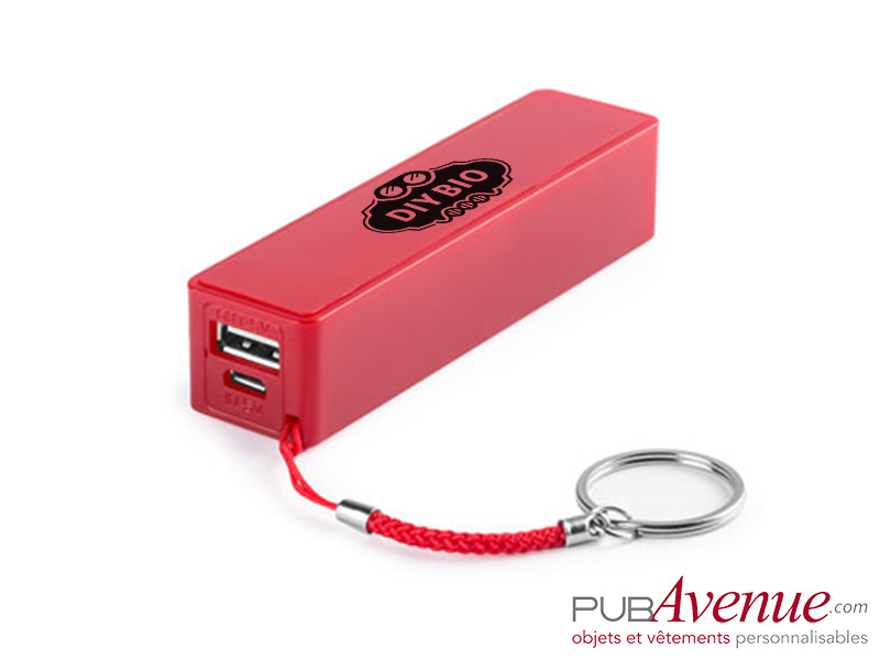 Batterie nomade personnalisée 2000mAh Batterie nomade personnalisée 2000mAh