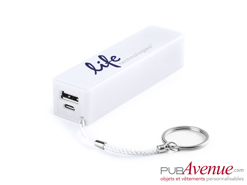 Batterie nomade publicitaire 2000mAh Batterie nomade publicitaire 2000mAh