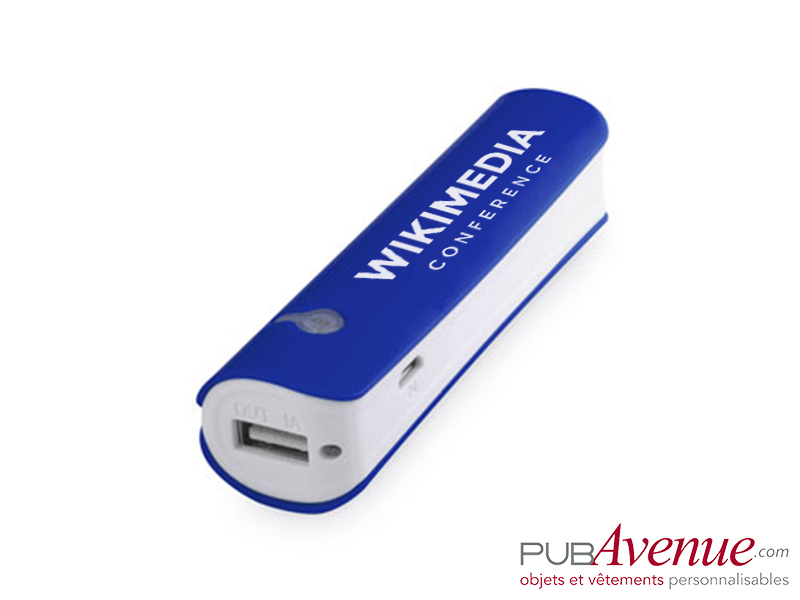 Chargeur nomade publicitaire portable 2200mAh Chargeur nomade publicitaire portable 2200mAh
