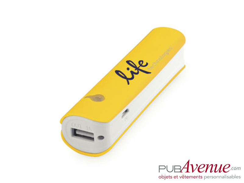 Chargeur nomade personnalisé portable 2200mAh Chargeur nomade personnalisé portable 2200mAh