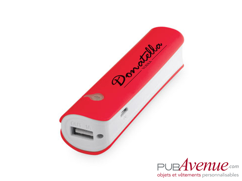 Chargeur nomade portable 2200mAh publicitaire Chargeur nomade portable 2200mAh publicitaire