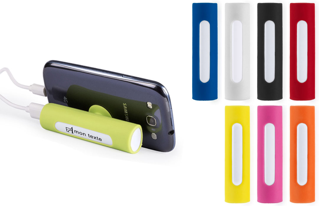 Batterie de secours 2200 mAh avec ventouse 