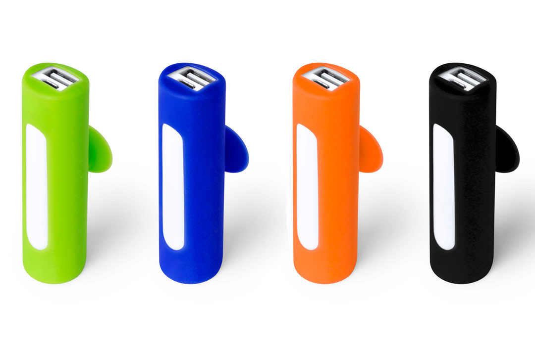 Batterie externe publicitaire avec ventouse 2200 mAh
