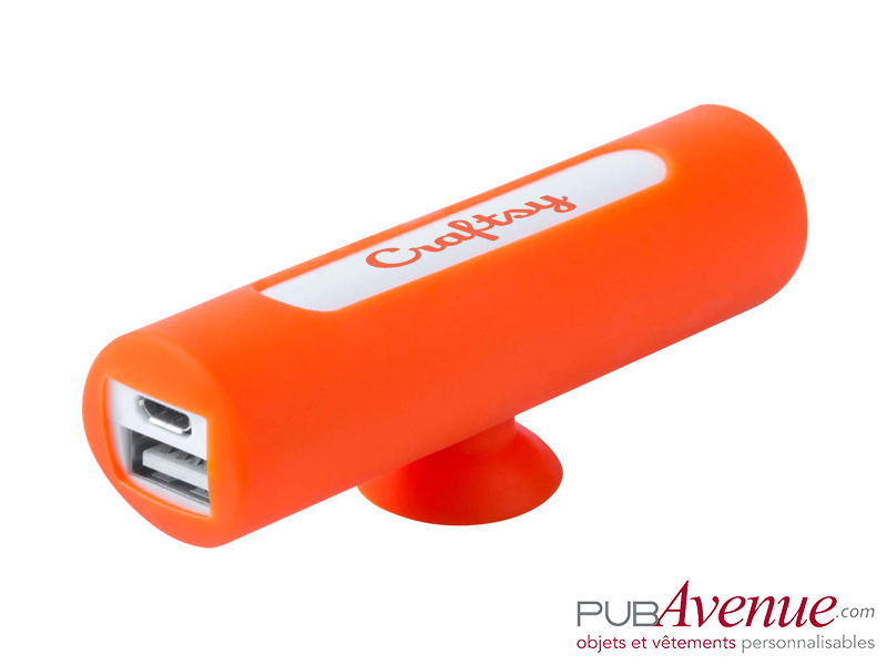 Batterie externe personnalisée ventouse 2200mAh Batterie externe personnalisée ventouse 2200mAh
