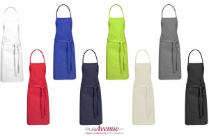 Tablier de cuisine chef sans poche