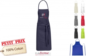 Tablier de cuisine chef sans poche