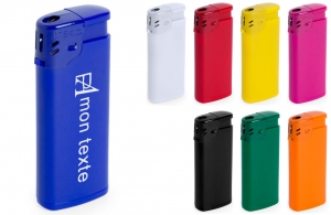 Briquet publicitaire texte logo publicitaire 
