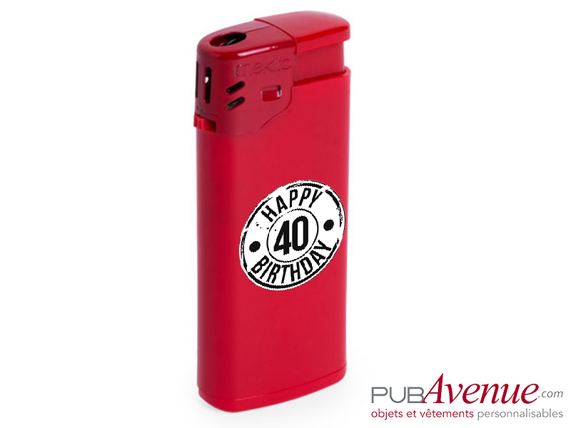 Briquet anniversaire personnalisé Briquet anniversaire personnalisé