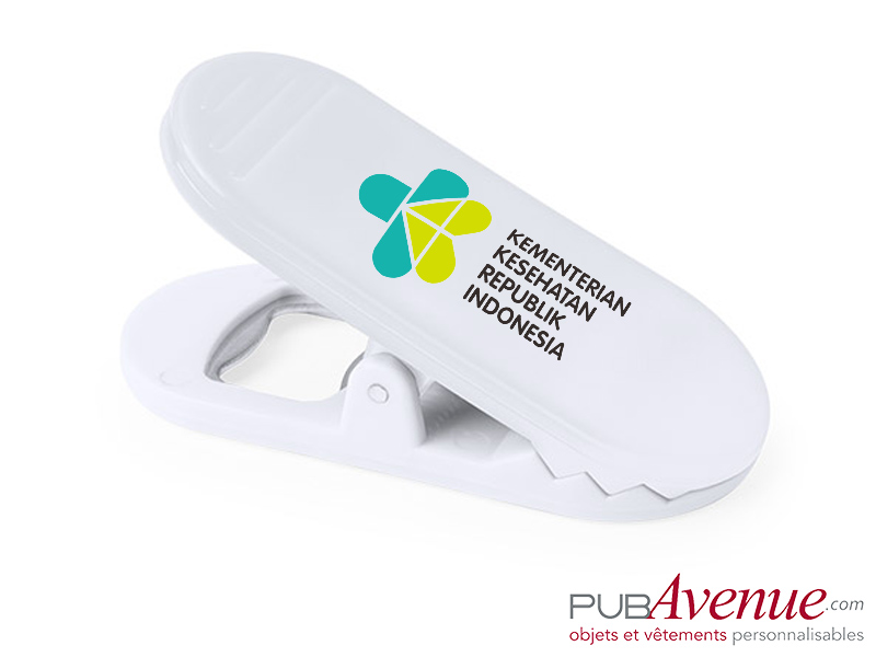 Ouvre-bouteille personnalisable clip magnétique Ouvre-bouteille personnalisable clip magnétique