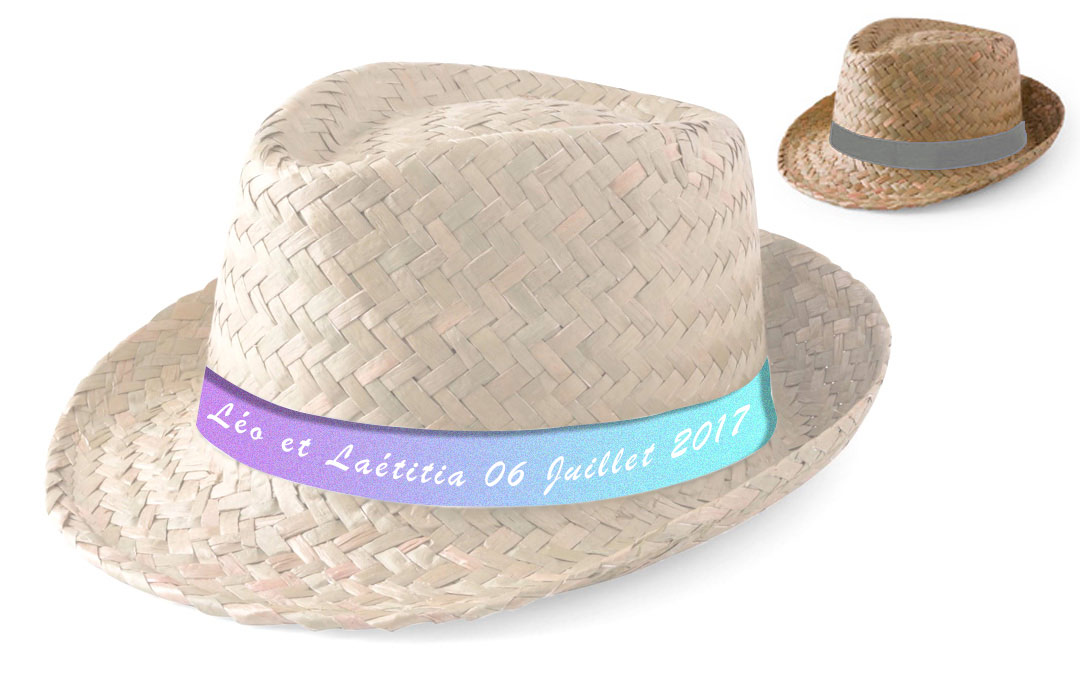 bandeau pour chapeau personnalisé