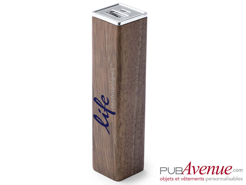 Powerbank bois personnalisé 2200 mAh Powerbank bois personnalisé 2200 mAh