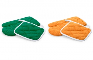 Gant et manique de cuisine publicitaire personnalisé