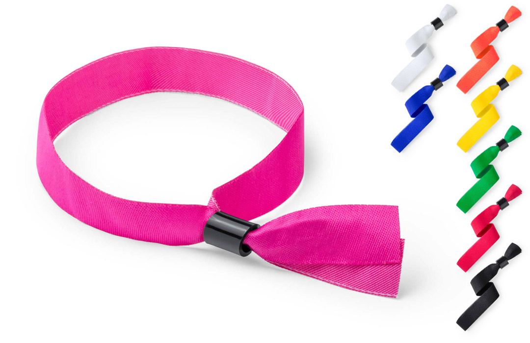 Bracelet événementiel en tissu