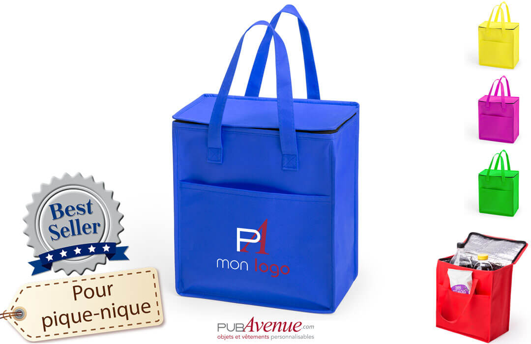 Petite glacière souple bleue 16L