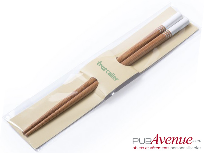 Baguettes chinoises bambou personnalisées Baguettes chinoises bambou personnalisées
