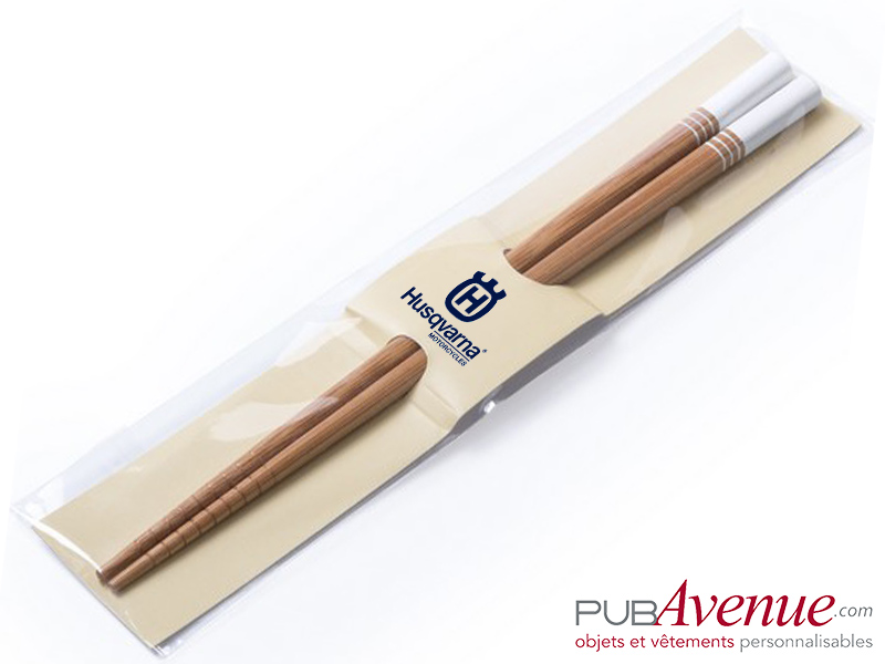 Baguettes chinoises personnalisées bambou Baguettes chinoises personnalisées bambou