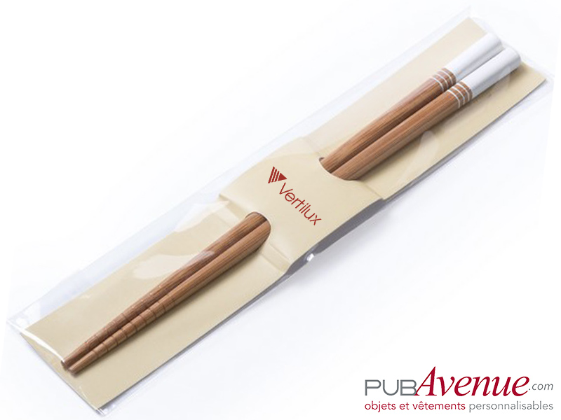 Baguettes chinoises personnalisables bambou Baguettes chinoises personnalisables bambou