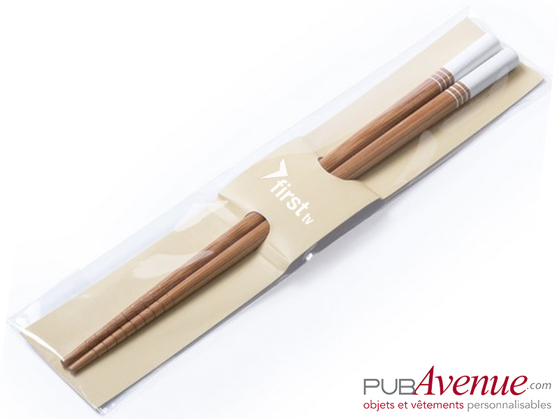 Baguettes chinoises bambou personnalisables Baguettes chinoises bambou personnalisables