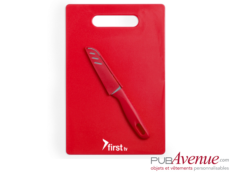 Planche cuisine personnalisée avec couteau Planche cuisine personnalisée avec couteau