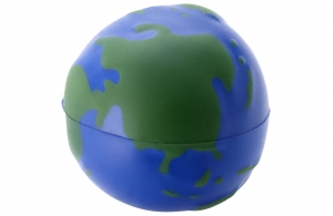 Balle anti-stress personnalisé en forme de globe