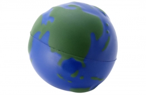 Balle anti-stress personnalisé en forme de globe