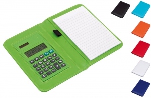 Portfolio A6 avec calculatrice intégrée à personnaliser 
