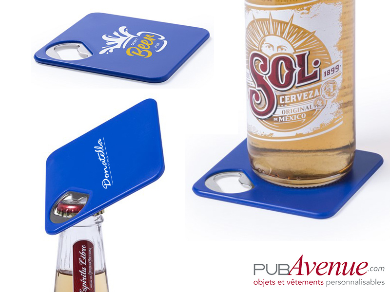 Sous-verre décapsuleur personnalisable Sous-verre décapsuleur personnalisable