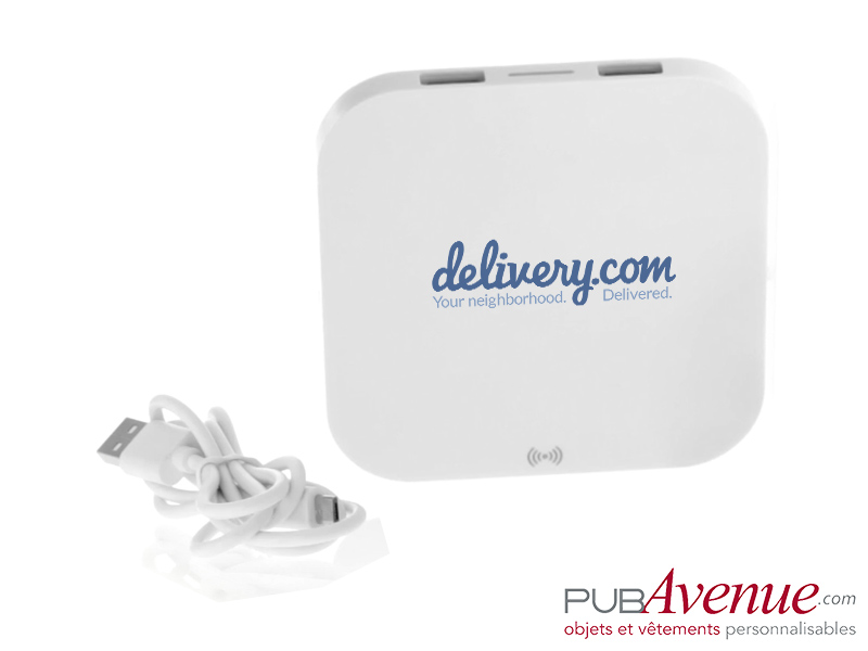 Chargeur sans fil 2 ports USB personnalisé Chargeur sans fil 2 ports USB personnalisé