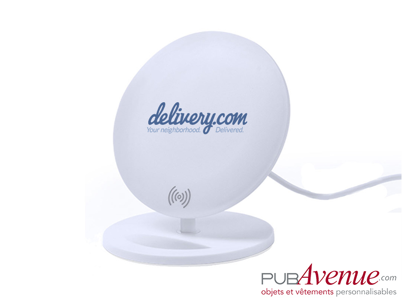 Support chargeur sans fil publicitaire Support chargeur sans fil publicitaire
