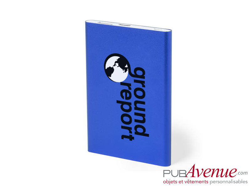 Batteries de secours powerbank alu personnalisable Batteries de secours powerbank alu personnalisable
