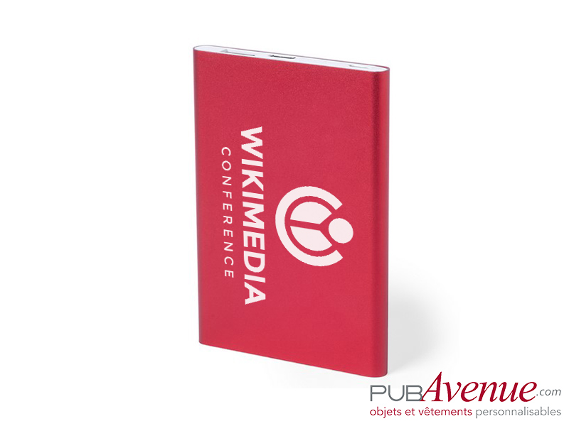 Powerbank alu batteries de secours personnalisables Powerbank alu batteries de secours personnalisables