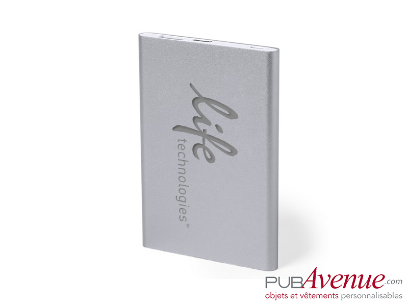Powerbank alu batteries de secours personnalisées Powerbank alu batteries de secours personnalisées