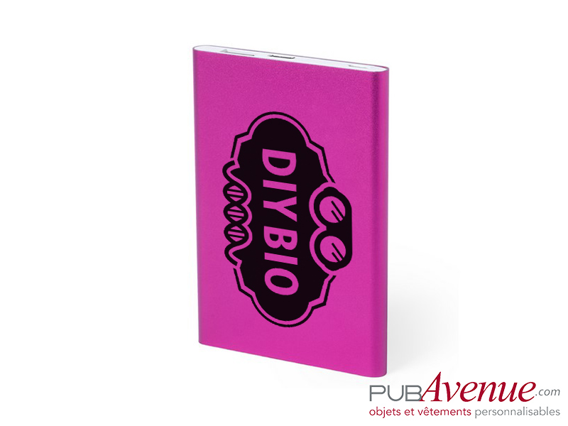 Powerbank alu batteries de secours publicitaires Powerbank alu batteries de secours publicitaires