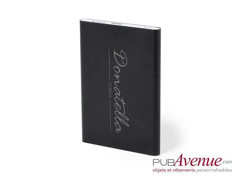 Batteries de secours powerbank alu personnalisé Batteries de secours powerbank alu personnalisé