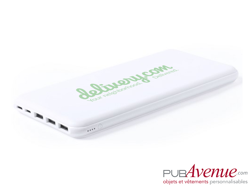 Powerbank 3 sorties USB personnalisable 20000 mAh Powerbank 3 sorties USB personnalisable 20000 mAh