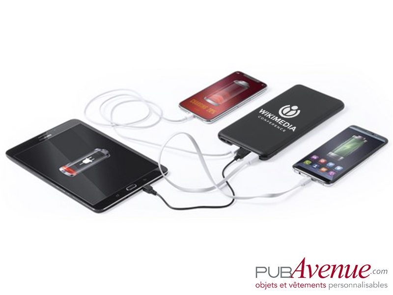Powerbank 3 sorties USB publicitaire 20000 mAh Powerbank 3 sorties USB publicitaire 20000 mAh