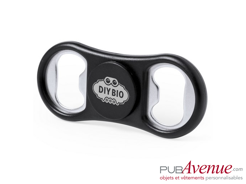 Ouvre bouteille hand spinner publicitaire Ouvre bouteille hand spinner publicitaire