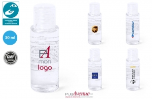 Flacon de gel hydroalcoolique publicitaire personnalisé pas cher 