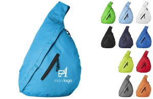 Sac à dos triangle bandoulière publicitaire personnalisé pas cher 