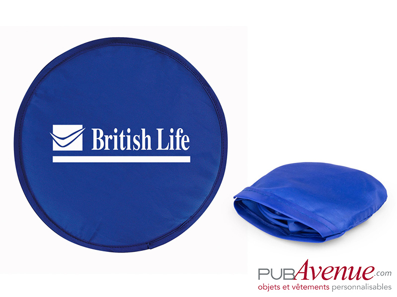 Frisbee pliable personnalisé avec pochette Frisbee pliable personnalisé avec pochette